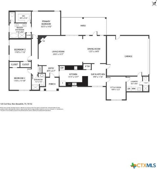 120 Oak Vis, New Braunfels, TX 78132 - plan