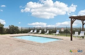 120 Oak Vis, New Braunfels, TX 78132 - community pool featuring a patio area and fence