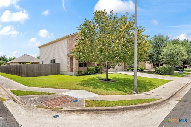 exterior space featuring a yard