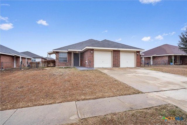 ranch-style house with a garage