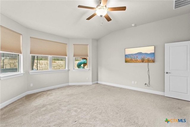 355 Victoria Peak Loop, Dripping Springs, TX 78620 - empty room with carpet floors, a ceiling fan, and baseboards