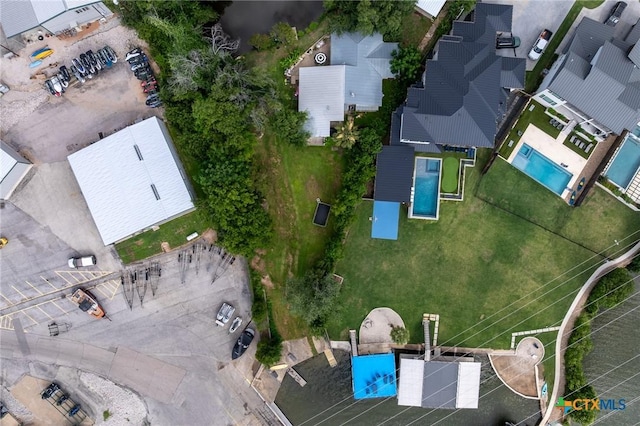 4842 W Fm 2147, Horseshoe Bay, TX 78657 - aerial view of residential area with a pool