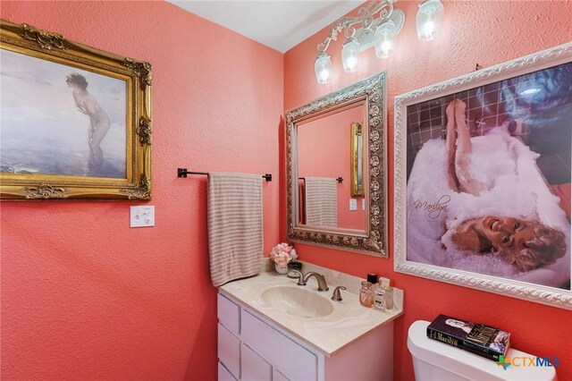 4842 W Fm 2147, Horseshoe Bay, TX 78657 - bathroom featuring vanity and a textured wall