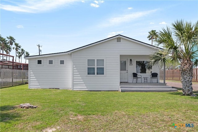 1113 W Port Dr, Port Mansfield, TX 78598 - back of property