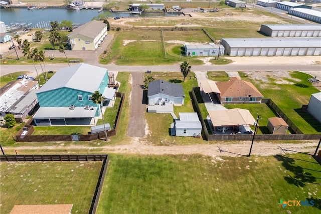 1113 W Port Dr, Port Mansfield, TX 78598 - drone / aerial view of a large body of water