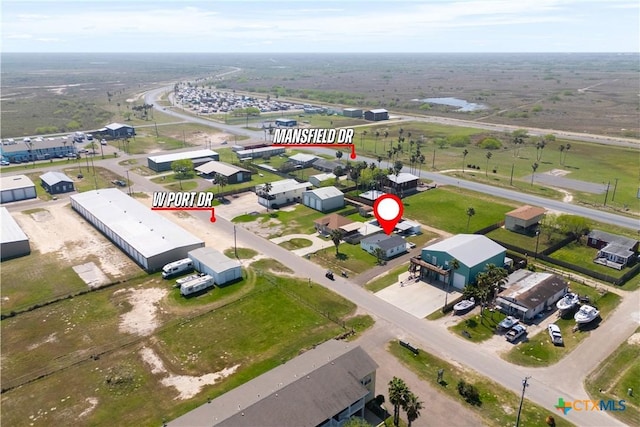 1113 W Port Dr, Port Mansfield, TX 78598 - aerial view