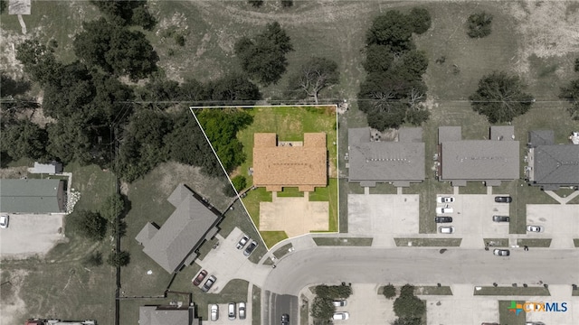 4509 Mattie Dr Unit A-D, Killeen, TX 76549 - aerial view of property's location with property parcel outlined