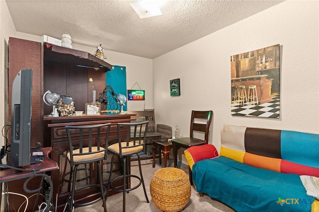 4509 Mattie Dr Unit A-D, Killeen, TX 76549 - indoor dry bar with a textured ceiling and carpet floors
