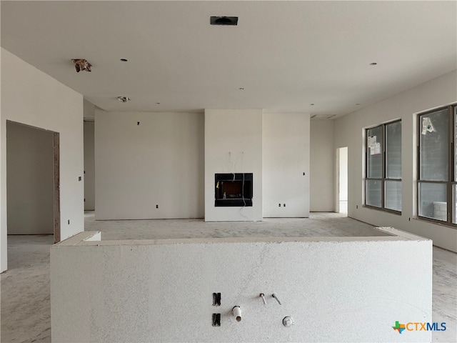 view of unfurnished living room