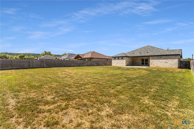 view of yard featuring a patio