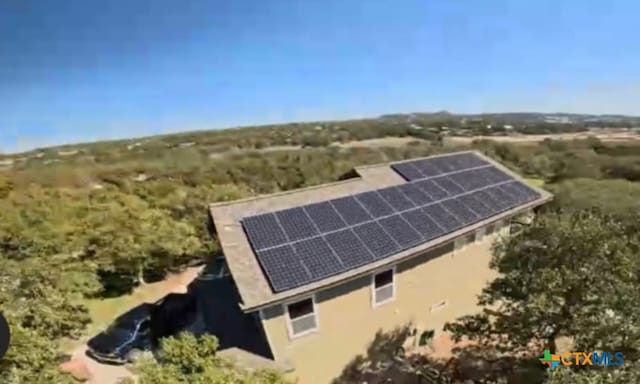 view from above of property