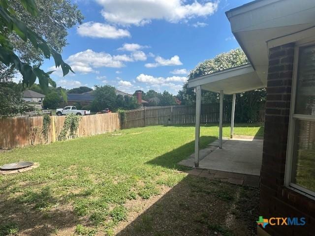 1302 Creek St, Copperas Cove, TX 76522 - fenced backyard featuring a patio area