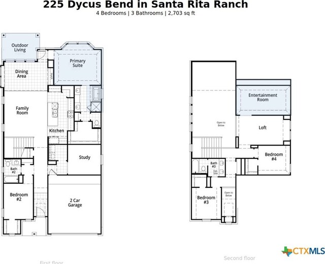 225 Dycus Bnd, Liberty Hill, TX 78642 - floor plan / room layout