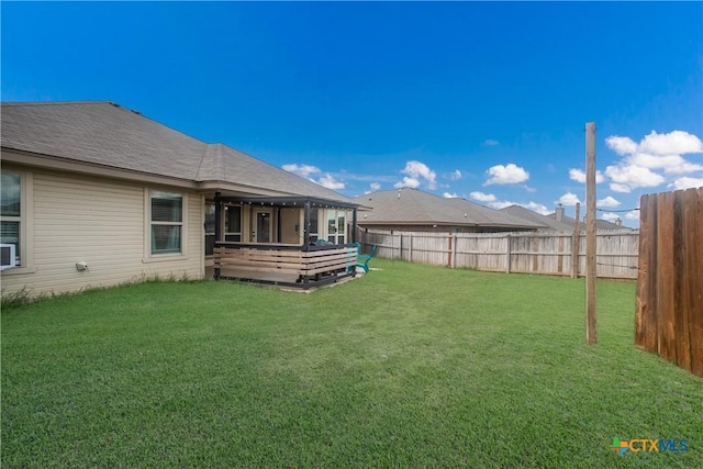 2520 Heartland Ave, Copperas Cove, TX 76522 - view of yard featuring a wooden deck