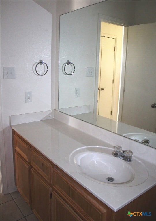 1402 Chips Dr, Killeen, TX 76549 - bathroom featuring vanity and tile patterned floors