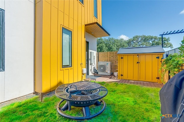 1905 Dutton Dr Unit A, San Marcos, TX 78666 - view of yard with ac unit