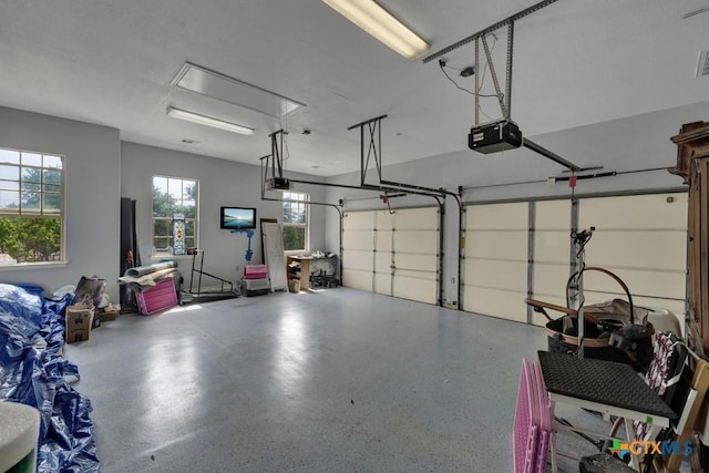 172 River Chase Dr, New Braunfels, TX 78132 - garage featuring a garage door opener