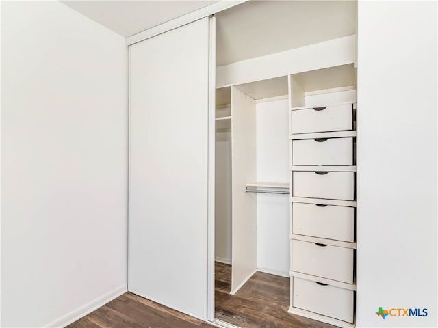 view of closet