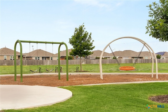 419 Agave Flats Dr, New Braunfels, TX 78130 - view of playground with a residential view
