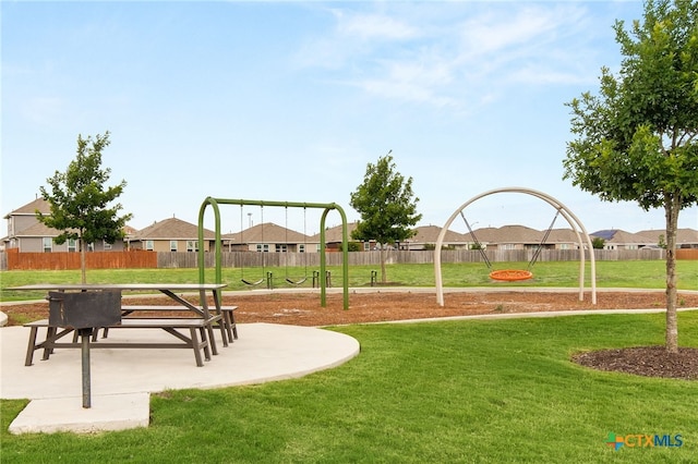 419 Agave Flats Dr, New Braunfels, TX 78130 - community jungle gym featuring a residential view