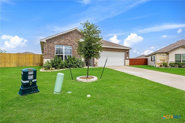1041 Lakeway Crossing Dr, Temple, TX 76502 - view of front facade featuring brick siding, driveway, and a garage