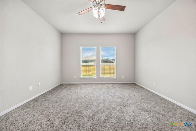 1041 Lakeway Crossing Dr, Temple, TX 76502 - carpeted spare room with a ceiling fan and baseboards