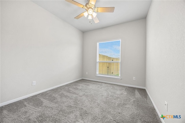1041 Lakeway Crossing Dr, Temple, TX 76502 - unfurnished room featuring carpet floors, baseboards, and a ceiling fan