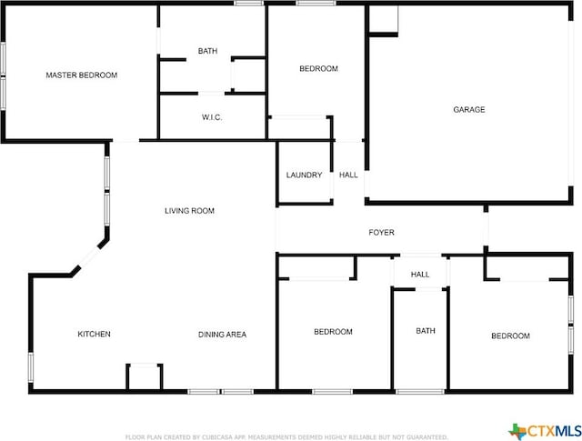1041 Lakeway Crossing Dr, Temple, TX 76502 - property floor plan