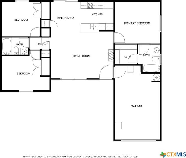 605 Aikman Dr, Troy, TX 76579 - view of property floor plan