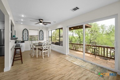 25420 Cove Dr, Spicewood, TX 78669 - sunroom / solarium with visible vents