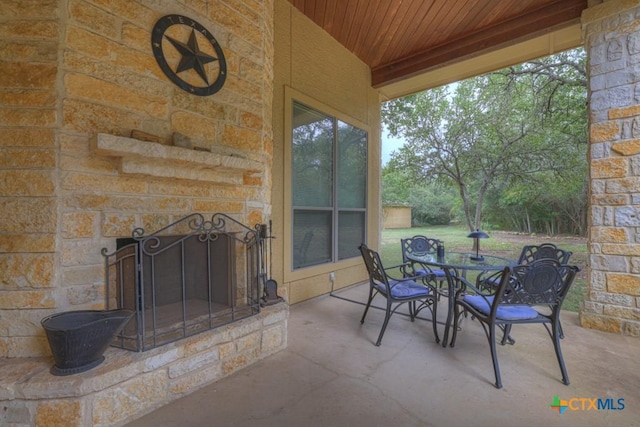 view of patio