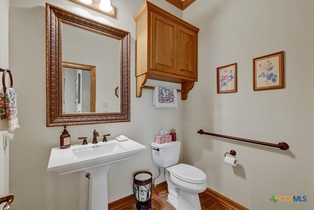 bathroom with toilet