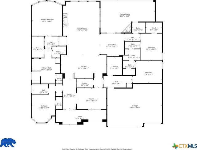4508 River Rock Rd, Marion, TX 78124 - home floor plan