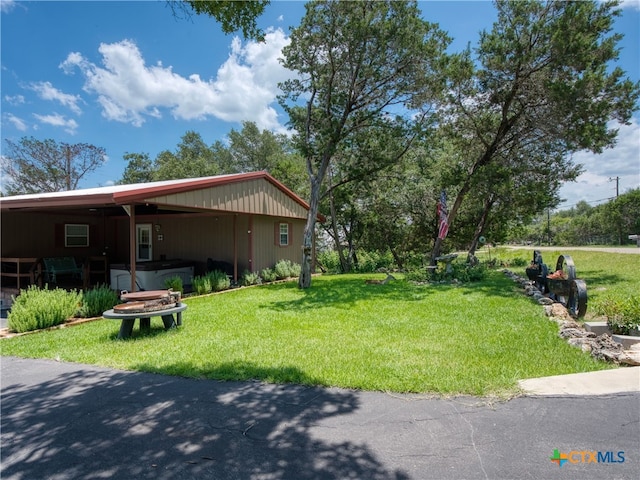 4386 Morningside Way, Canyon Lake, TX 78133 - view of grassy yard