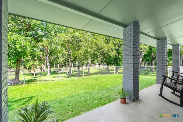 326 Riverview Rd, Mcqueeney, TX 78123 - view of fenced backyard