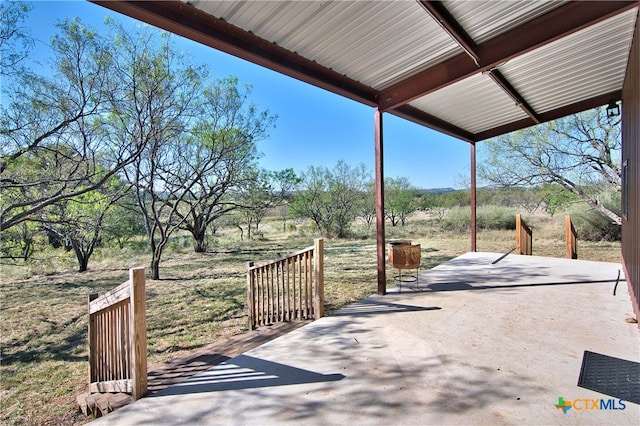 view of patio