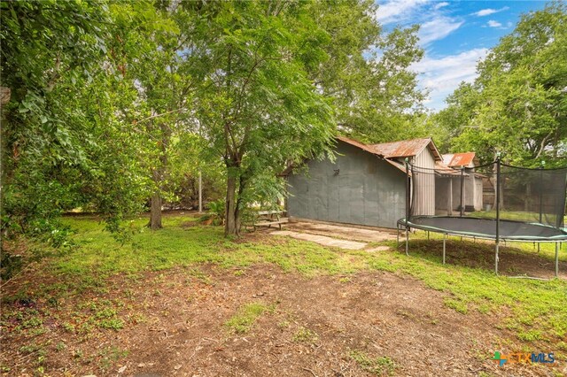 921 S Laurel Ave, Luling, TX 78648 - view of yard with a trampoline