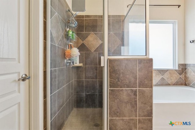 2005 Red Fox Dr, Nolanville, TX 76559 - full bath with a stall shower and a garden tub