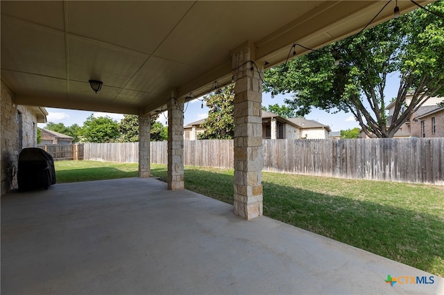 2129 Aaron Ross Way, Round Rock, TX 78665 - view of patio featuring a fenced backyard
