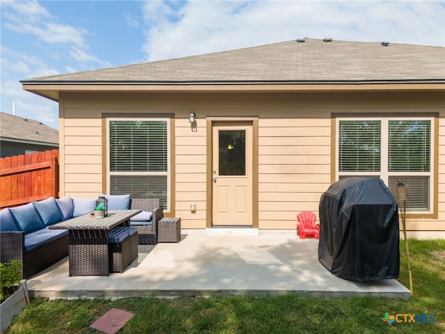 back of house featuring a patio area