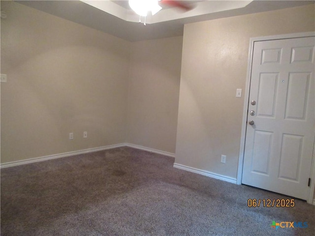 1109 E E Avenue M, Belton, TX 76513 - empty room with carpet and a ceiling fan
