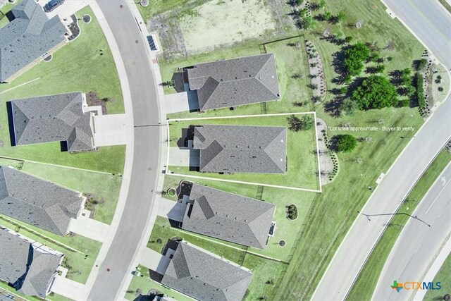 213 Bellows St, Georgetown, TX 78633 - bird's eye view