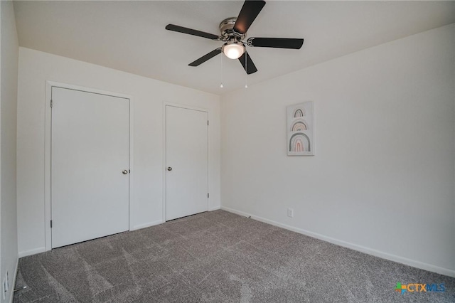 505 Bramble Bush Ln, Victoria, TX 77904 - unfurnished bedroom featuring carpet and ceiling fan