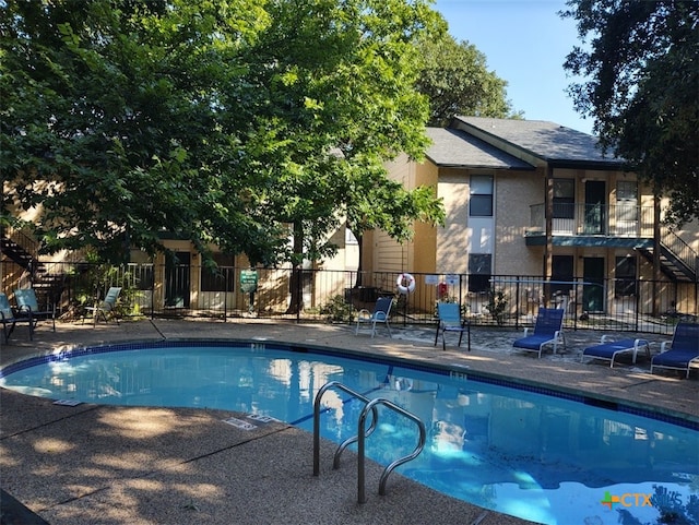 view of pool