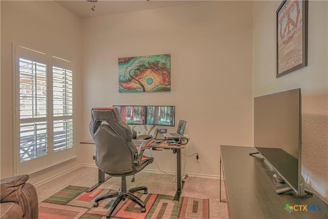 1521 Shadow Canyon Dr, Temple, TX 76502 - carpeted office with baseboards