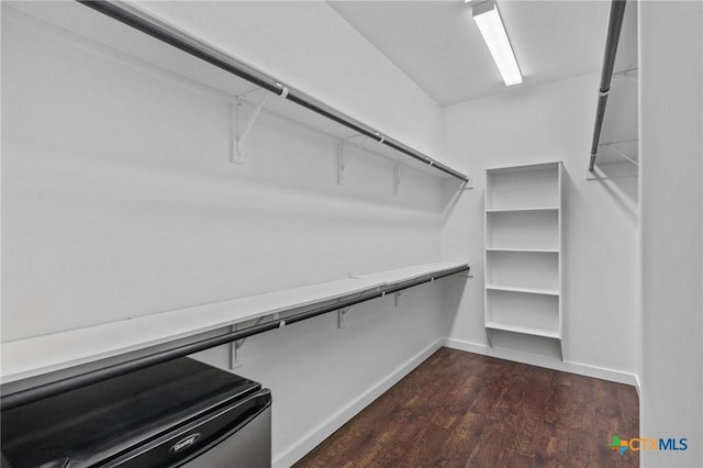 204 Crosswind Dr, Victoria, TX 77904 - spacious closet with dark wood-style floors