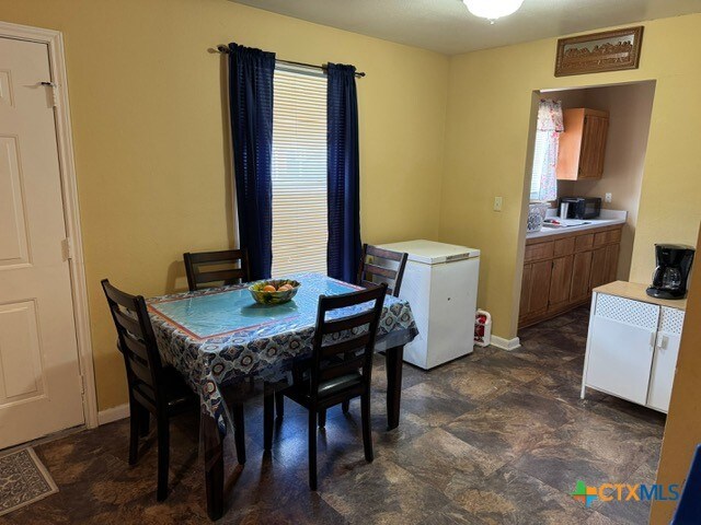 view of dining room