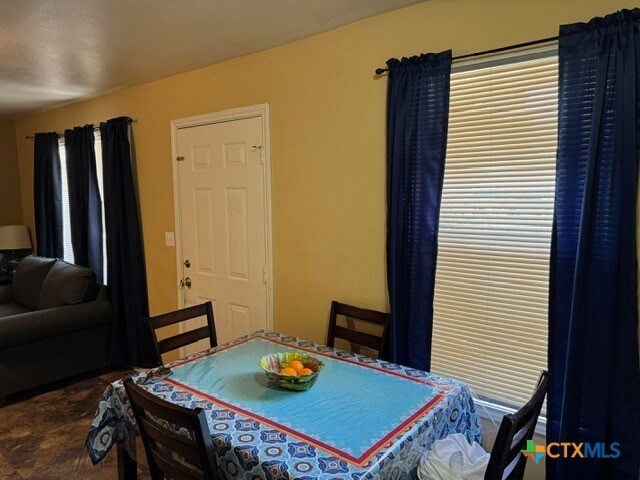 view of dining room