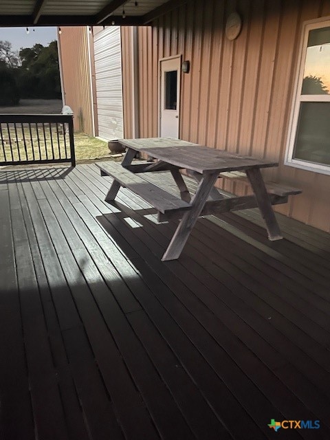 view of deck