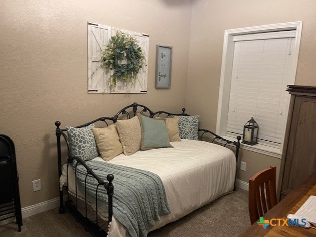 bedroom featuring carpet floors